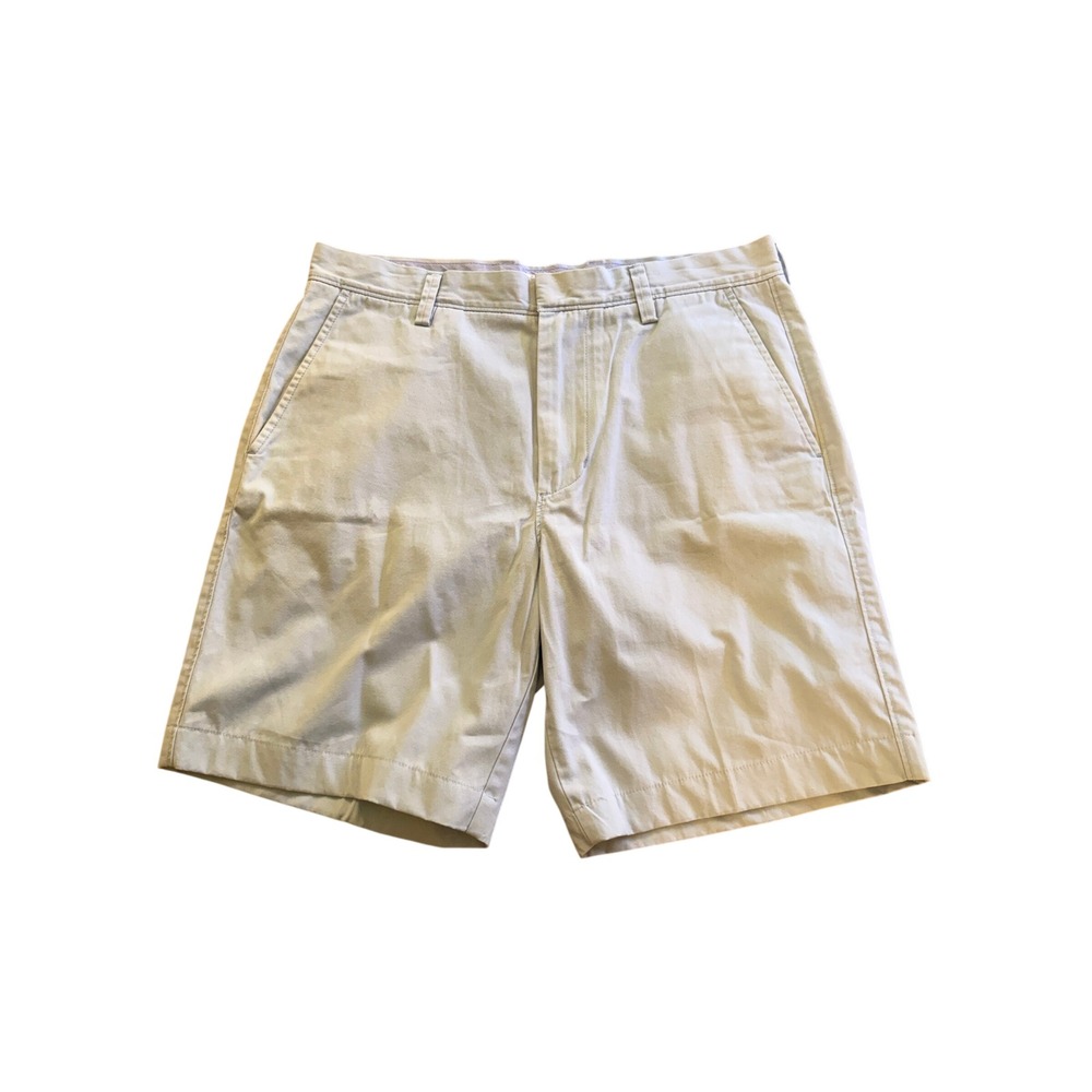 J.Crew Mens Chino Shorts Light Blue Cotton Flat Front‎ Size 31 Coastal Preppy